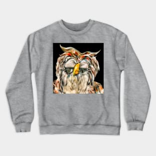 Flirtatious Owl Crewneck Sweatshirt